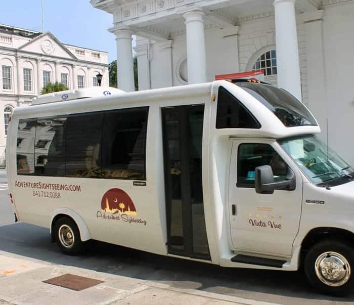 adventure sightseeing bus tour charleston - discount tickets