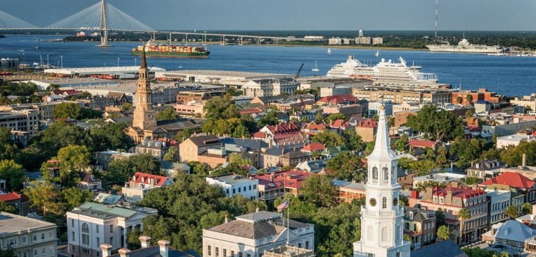 Charleston SC Aerial View