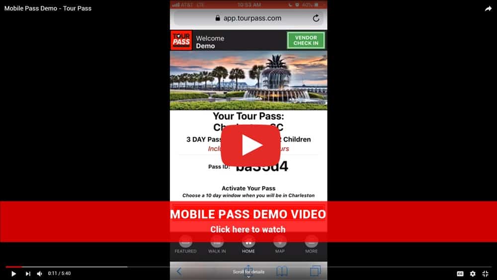 Charleston TourPass Demo