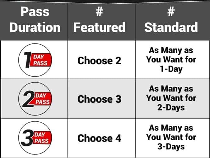 Savannah Tour Pass Grid