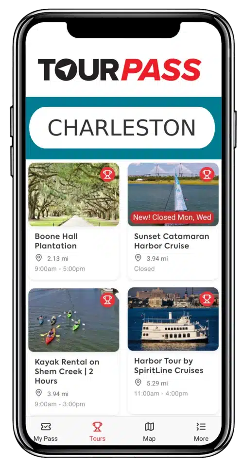 TourPass Charleston SC - all the best tours and attractions
